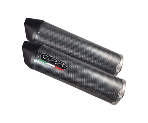 Black gpr exhaust mufflers - black,