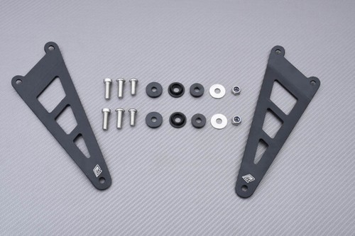 Pair steel exhaust brackets - pair,